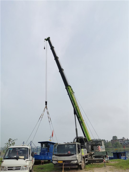 上虞区桥梁建设吊装案例